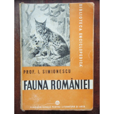 FAUNA ROMANIEI - I. SIMIONESCU foto