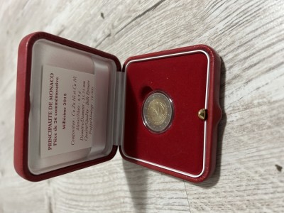 MONACO - 2&amp;euro; COMEMORATIV 2018 FRANCOIS-JOSEPH BOSIO foto