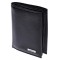 Portofel barbati din piele naturala, negru, 9 x 13 cm, 575N