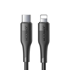 Cablu de date si incarcare, Joyroom, Type C, Lightning, 20 W, 1.2 M, Negru