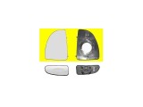 Geam oglinda Citroen Jumper 1999-2006, Fiat Ducato, 1999-2006, Peugeot Boxer 1999-2006, Stanga, Crom, Cu incalzire, Convex, View Max, superioara 8151