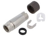 Conector circular LF 4 pini pe cablu tată