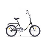 Bicicleta Pliabila Pegas Practic Retro 1S PRACTICR1S201NC, 20&quot;, Negru