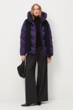 Medicine geaca de puf culoarea violet