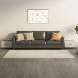 Cumpara ieftin Măsuță de cafea picioare metalice 2 buc. gri beton 50x50x40 cm