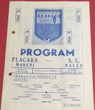 Program meci fotbal FLACARA MORENI-SC BACAU (06.03.1988)