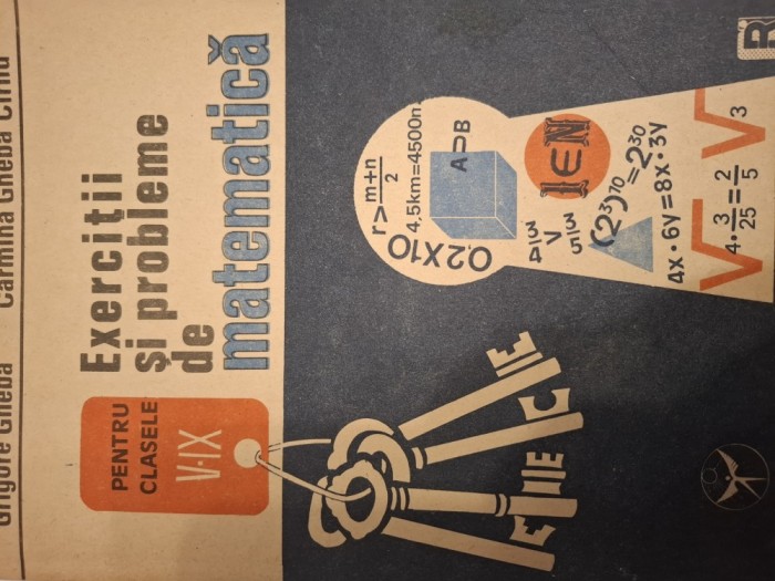 Grigore Gheba Ex. Cls. V- IX, 1991, stare excelenta