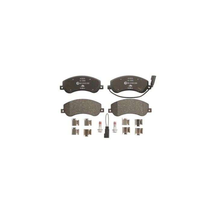 Placute frana FORD TRANSIT platou sasiu ATE 13046038342