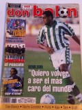 Revista fotbal - &quot;DON BALON&quot; (22.10.-28.10.2001)poster jucatorul COLOCCINI