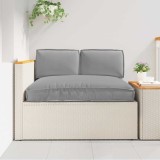 vidaXL Set de perne 3 pcs Gri Material Oxford 3402130