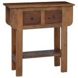 Cumpara ieftin Masă consolă, 80x35x80 cm, amestec de lemn reciclat