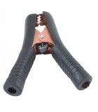 Crocodil 90mm negru 100A izolat, Oem