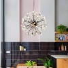 Candelabru Cristal PETERHOF Eleganza, 18x G4, Diametru 49cm, 18XG4, Negru, Alessandro DESIGN