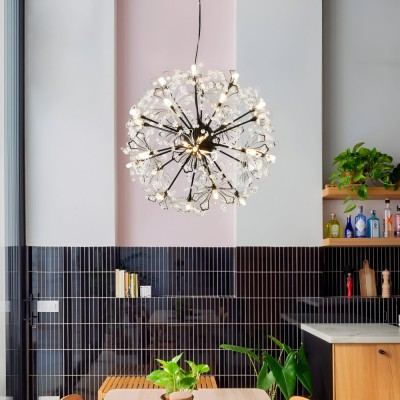 Candelabru Cristal PETERHOF Eleganza, 18x G4, Diametru 49cm, 18XG4, Negru ModernLight Concept foto