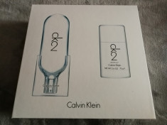 Set Calvin Klein CK2 edt 100ml + deodorant stick 75ml Original ! foto