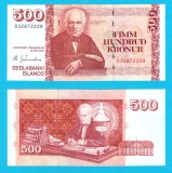 Islanda (pick 58) 500 Kronur 2001 UNC serie: D26791536