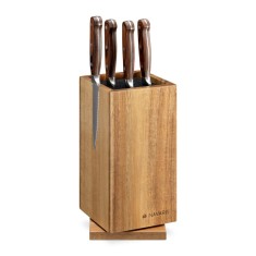Suport rotativ pentru cutite Navaris cu peri detasabili, 25x12,5x12,5 cm, 54909.01