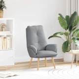 VidaXL Fotoliu de relaxare Gri deschis 69 x 74 x 93 cm țesătură