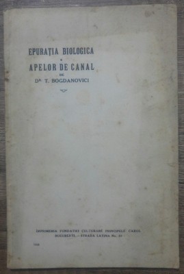 Epuratia biologica a apelor de canal - T. Bogdanovici foto