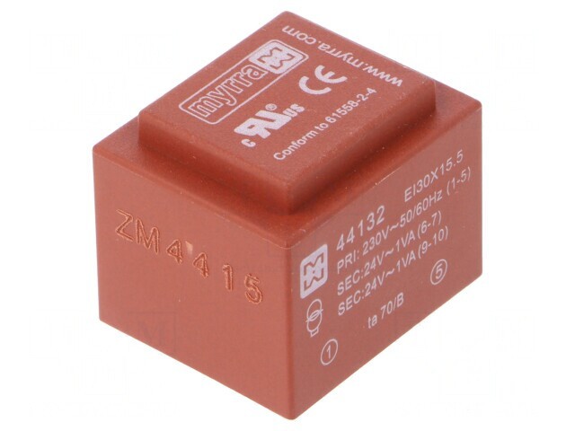Transformator &icirc;ncapsulat 2VA 230VAC 24V PCB