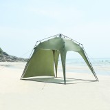 Pavilion gradina cu LED Barendrecht 250x250x190cm verde [pro.tec] HausGarden Leisure