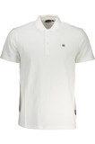 Cumpara ieftin Tricou polo barbati, cu mini logo brodat, Regular fit, Alb, S