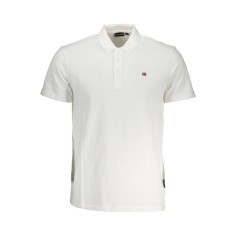 Tricou polo barbati, cu mini logo brodat, Regular fit, Alb, S
