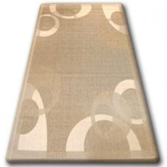 Covor sisal Floorlux 20078 coffee si mais, 80x150 cm foto