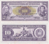 1988 (3 XI), 10 Bol&iacute;vares (P-62) - Venezuela