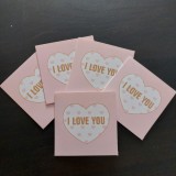 Cumpara ieftin Felicitare patrata I love you, SaraTremo