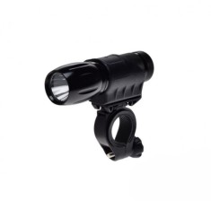 Far fata biciclete 1 led, 1W, 3 functii, corp aluminiu, suport prindere ghidon s... Cod:AWR1133