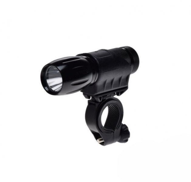Far fata biciclete 1 led, 1W, 3 functii, corp aluminiu, suport prindere ghidon s... Cod:AWR1133