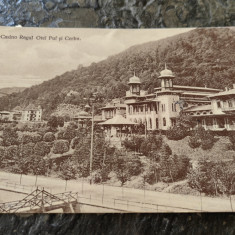 Carte postala Casino Regal, Hotel Puf si Cerbu, circulata, 1912