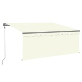 Cumpara ieftin Copertina electrica cu LED si senzor 3,5 x 2,5 m Crem
