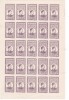 1947 FUNDATIA REGELUI MIHAI SCUTIT TAXA POSTALA MINICOALA DE 25 TIMBRE NEDANTELAT MNH, Regi, Nestampilat