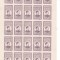 1947 FUNDATIA REGELUI MIHAI SCUTIT TAXA POSTALA MINICOALA DE 25 TIMBRE NEDANTELAT MNH