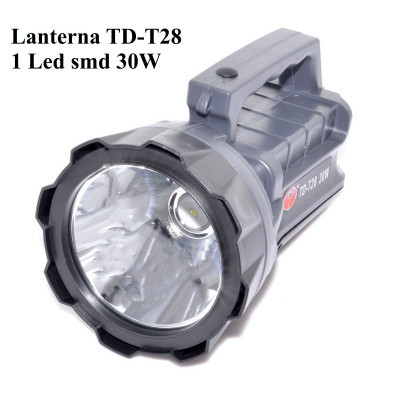 Lanterna puternica cu acumulator, LED, 30W, TD-T28 foto