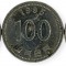 Coreea de Sud , lot 13 - 3 buc x 100 Won 1994 , 1995 , 1997