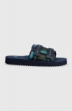 Armani Exchange papuci barbati, culoarea albastru marin, XUP010 XV672 00285