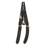 Cleste Sertizat Cablu Magnusson, Otel Carbon, Maner Ergonomic, Negru/Portocaliu, 8.5 inch