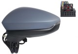 Oglinda exterioara Audi A3 (8y), 04.2020-, montare stanga, reglaj electric; carcasa grunduita; incalzit; sticla asferica; geam cromat; rabatabil; mem
