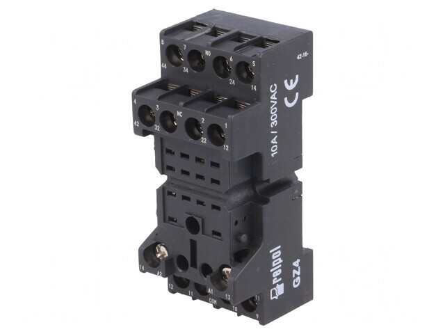 Stativ pentru șină DIN cu cleme și șurub 250VAC 6A
