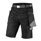 Pantaloni scurti de lucru HD Slim XXL cu curea si buzunare multifunctionale