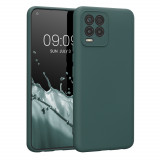 Husa Kwmobile pentru Realme 8 (2021)/8 Pro (2021), Silicon, Verde, 57573.169