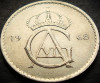 Moneda 50 ORE - SUEDIA, anul 1968 * cod 2718 = excelenta, Europa