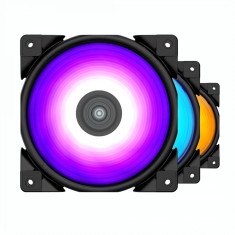 Cauti Ventilator / radiator Segotep Halo Ring RGB 120mm 3 fan kit? Vezi  oferta pe Okazii.ro