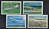 NEVIS 1998 - Avioane / serie completa MNH, Nestampilat