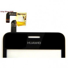 GEAM CU TOUCHSCREEN HUAWEI ASCEND Y320 INSERT NEGRU ORIGINAL