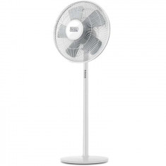 Ventilator cu picior BXEFP60E, 60 W, Functie oscilatie, 3 trepte de viteza, H 130 cm, Alb