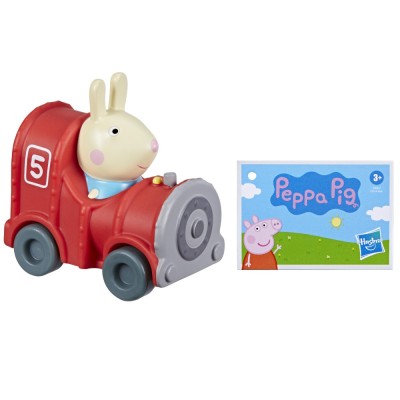 PEPPA PIG MASINUTA BUGGY LOCOMOTIVA SI FIGURINA IEPURASUL REBECCA SuperHeroes ToysZone foto
